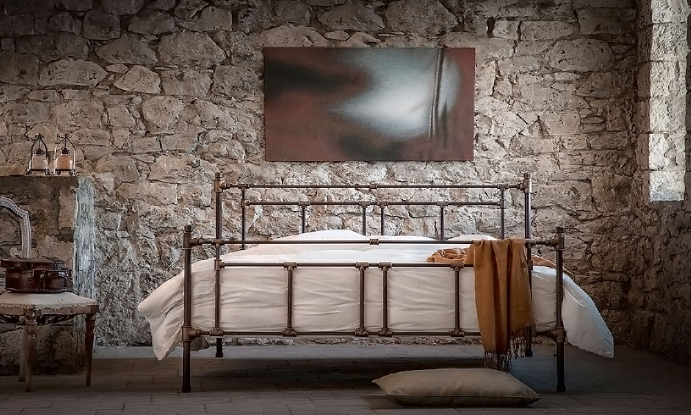Metal Bed Frames by Volcano - Industrial Collection